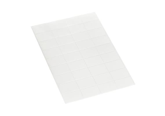 Transparente Aufkleber